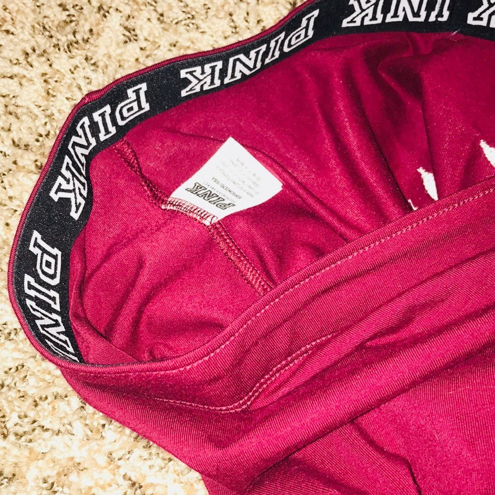 Pink Victoria secret leggings. Worn once. - Picture 4 of 4